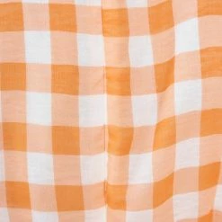 YH & Co (Chloe Yip) Kaylin Dress - Orange Check