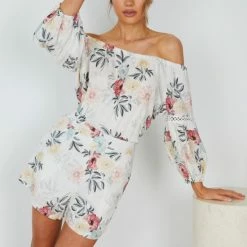 CSA (Lorraine Designs) CLOTHING Keila Top - White Floral