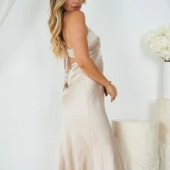 Esther The Label Keke Dress - Champagne CLOTHING