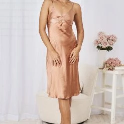 Esther The Label CLOTHING Keke Dress - Rust