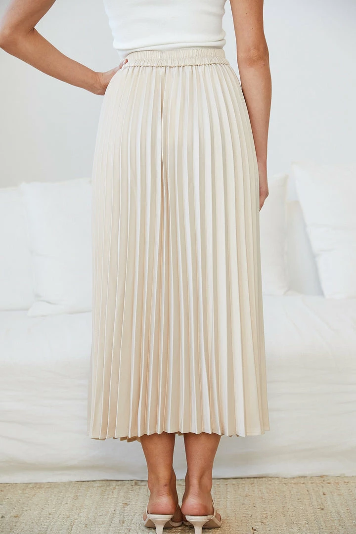 YH & Co (Chloe Yip) Kelaney Skirt - Champagne 4 YH & Co (Chloe Yip) Kelaney Skirt - Champagne