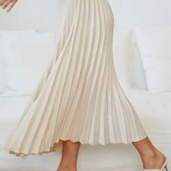 YH & Co (Chloe Yip) Kelaney Skirt - Champagne 11 YH & Co (Chloe Yip) Kelaney Skirt - Champagne