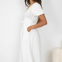 Style Box Kenda Dress - White CLOTHING