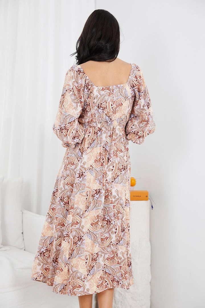 WeLove Fashion CLOTHING Kesara Dress - Multi Print 4 WeLove Fashion CLOTHING Kesara Dress - Multi Print