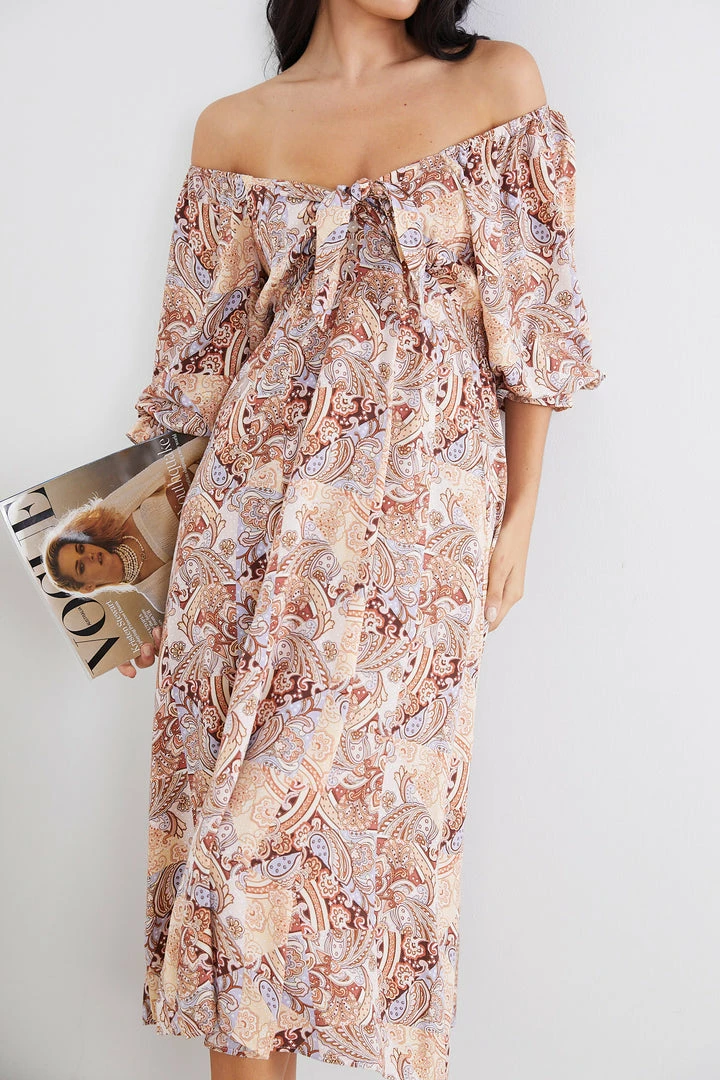 WeLove Fashion CLOTHING Kesara Dress - Multi Print 6 WeLove Fashion CLOTHING Kesara Dress - Multi Print