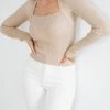 Style State Kevlyn Knit Top - Beige CLOTHING 1 Style State Kevlyn Knit Top - Beige CLOTHING