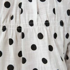 Sassy Hills Fashion CLOTHING Kimberley Skirt - White Spot