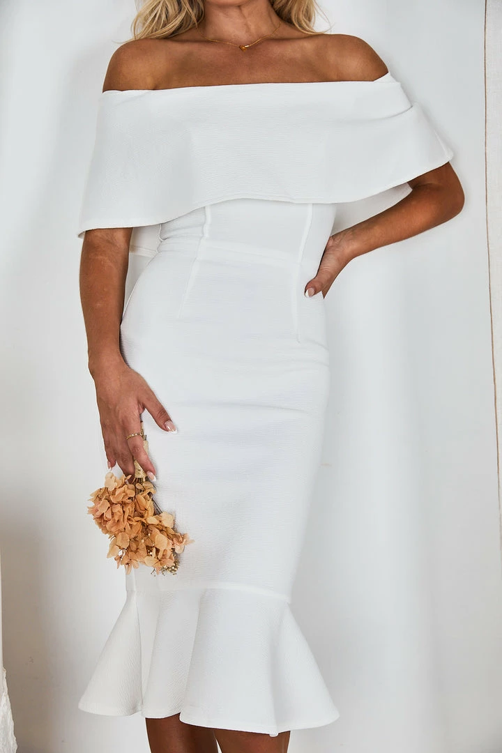 Esther The Label Kirby Dress - White CLOTHING 6 Esther The Label Kirby Dress - White CLOTHING