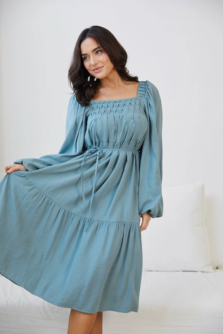 Style Box Klarie Dress - Teal 3 Style Box Klarie Dress - Teal