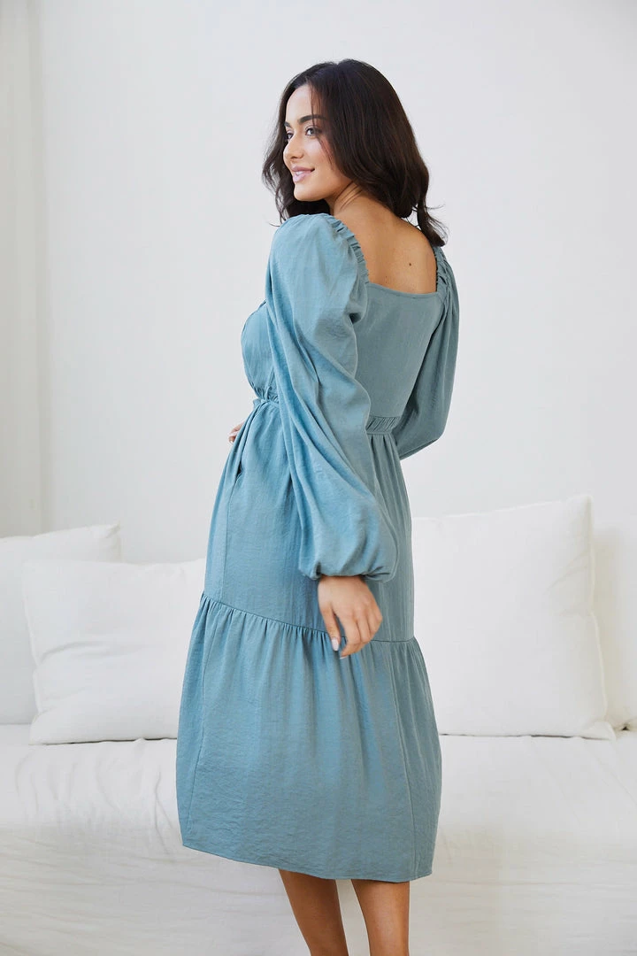 Style Box Klarie Dress - Teal 5 Style Box Klarie Dress - Teal