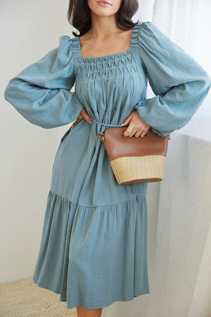 Style Box Klarie Dress - Teal 4 Style Box Klarie Dress - Teal