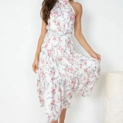 Qtrend Fashion PTY LTD CLOTHING Kobi Dress - White Floral
