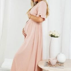 Desire CLOTHING Korbela Dress - Nude Pink