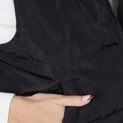 Qtrend Fashion PTY LTD Kristellita Puffer Vest - Black CLOTHING