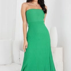 YH & Co (Chloe Yip) Kyrie Knit Dress - Green