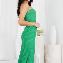 YH & Co (Chloe Yip) Kyrie Knit Dress - Green