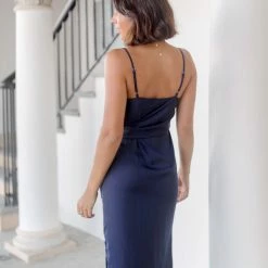 White Closet Laguna Dress - Navy CLOTHING 11 White Closet Laguna Dress - Navy CLOTHING