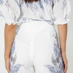 CSA (Lorraine Designs) Lassy Shorts - White Print CLOTHING