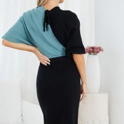 Style Box CLOTHING Leanora Dress - Black Multi