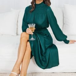 Spicy Sugar CLOTHING Leily Dress - Green