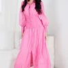 WeLove Fashion Lenni Dress - Pink 2 WeLove Fashion Lenni Dress - Pink