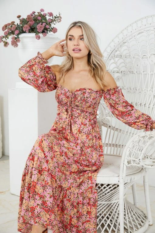 Style Box CLOTHING Leora Dress - Floral Print 4 Style Box CLOTHING Leora Dress - Floral Print