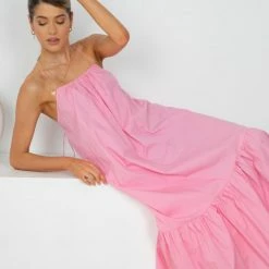 Bubblegum Clothing Letizia Dress - Pink