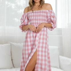 YH & Co (Chloe Yip) Lettice Dress - Pink Gingham 13 YH & Co (Chloe Yip) Lettice Dress - Pink Gingham