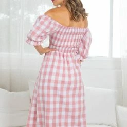 YH & Co (Chloe Yip) Lettice Dress - Pink Gingham 12 YH & Co (Chloe Yip) Lettice Dress - Pink Gingham
