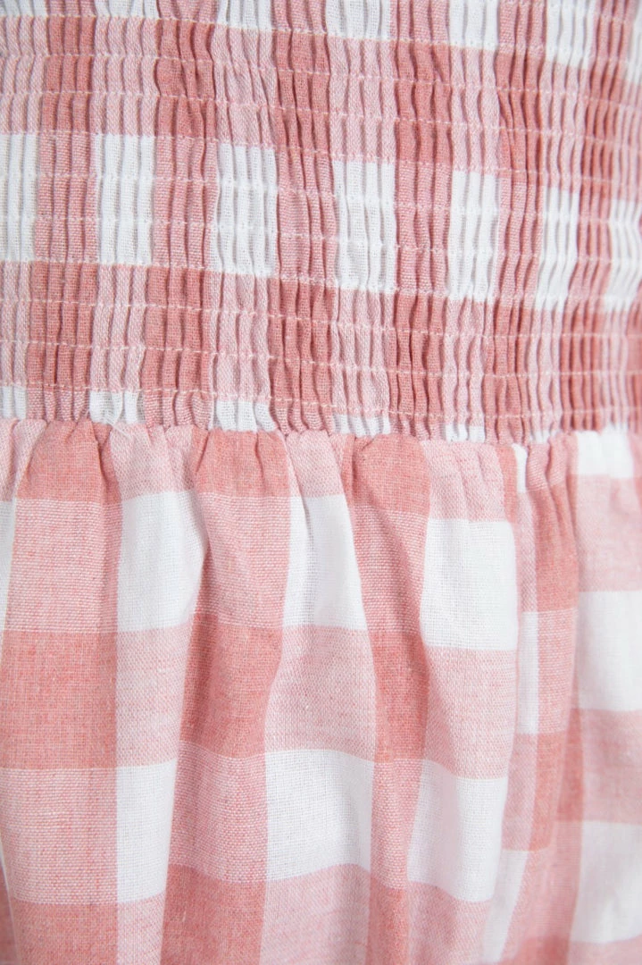 YH & Co (Chloe Yip) Lettice Dress - Pink Gingham 9 YH & Co (Chloe Yip) Lettice Dress - Pink Gingham