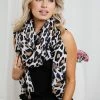 Miracle Fashion Lility Scarf - Beige Print Accessories
