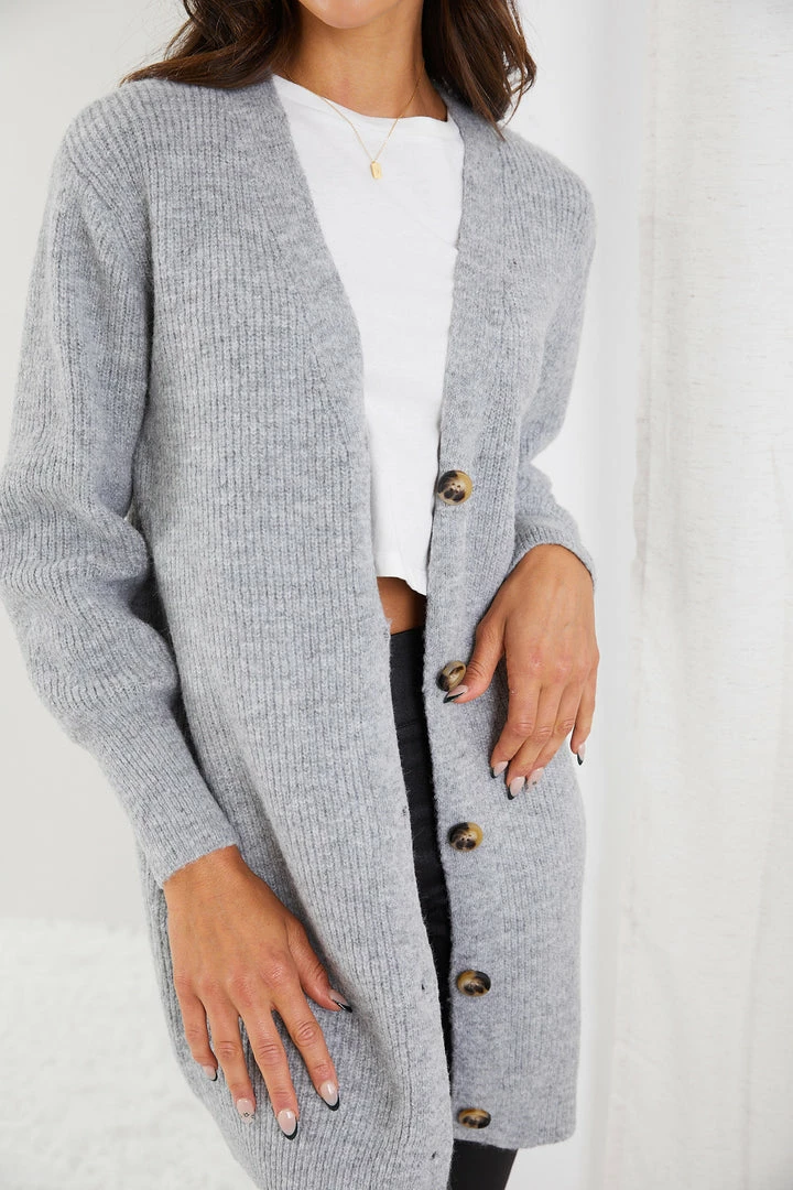HQ Fashion CLOTHING Liselotte Cardigan - Grey 7 HQ Fashion CLOTHING Liselotte Cardigan - Grey