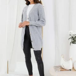 HQ Fashion CLOTHING Liselotte Cardigan - Grey 12 HQ Fashion CLOTHING Liselotte Cardigan - Grey