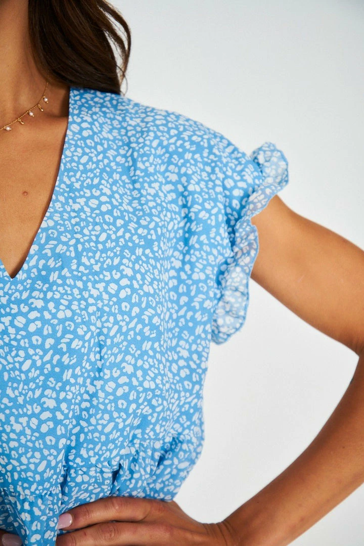 HQ Fashion Loida Dress - Blue Print 7 HQ Fashion Loida Dress - Blue Print