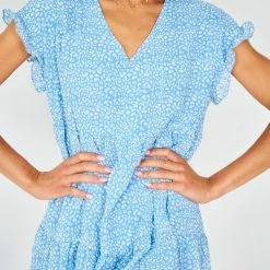 HQ Fashion Loida Dress - Blue Print 16 HQ Fashion Loida Dress - Blue Print