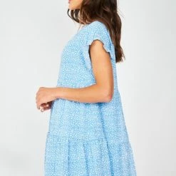 HQ Fashion Loida Dress - Blue Print 12 HQ Fashion Loida Dress - Blue Print