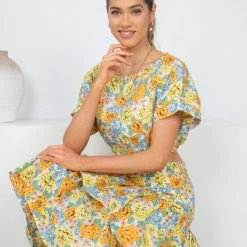 Sassy Hills Fashion Loreta Skirt - Floral Print CLOTHING 13 Sassy Hills Fashion Loreta Skirt - Floral Print CLOTHING