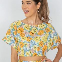 Sassy Hills Fashion CLOTHING Loreta Top - Floral Print