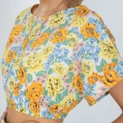 Sassy Hills Fashion CLOTHING Loreta Top - Floral Print