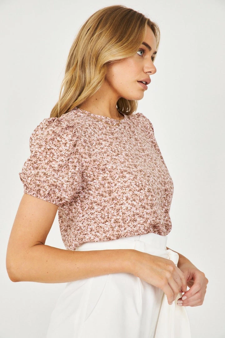 HQ Fashion Lucena Top - Pink Floral 5 HQ Fashion Lucena Top - Pink Floral