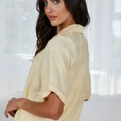 White Closet Lucias Shirt - Yellow 10 White Closet Lucias Shirt - Yellow