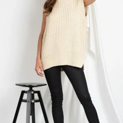 YH & Co (Chloe Yip) Emmeline Knit - Beige CLOTHING