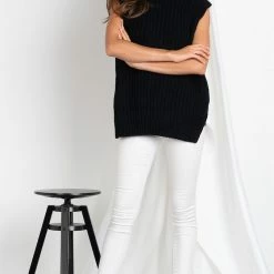 YH & Co (Chloe Yip) Emmeline Knit - Black CLOTHING 10 YH & Co (Chloe Yip) Emmeline Knit - Black CLOTHING