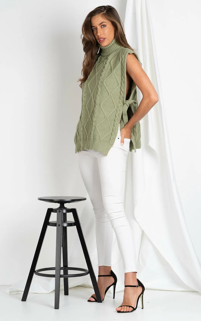 YH & Co (Chloe Yip) Sylvie Knit - Sage 5 YH & Co (Chloe Yip) Sylvie Knit - Sage