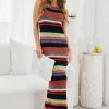 Ebby And I Lyndon Knit Dress - Rainbow Print CLOTHING 2 Ebby And I Lyndon Knit Dress - Rainbow Print CLOTHING