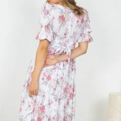 Damor CLOTHING Lyrica Dress - White Floral