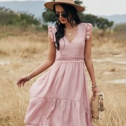Mutig Dulcibella Dress - Pink CLOTHING