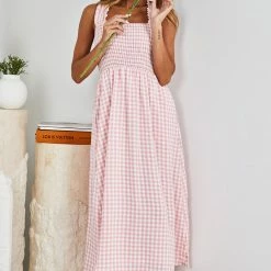 Style Box Mackenzie Dress - Pink Gingham