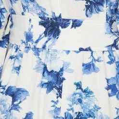 Damor Madrie Dress - Blue Floral CLOTHING