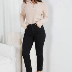 Wakee Jeans Majara Jeans - Black Denim CLOTHING